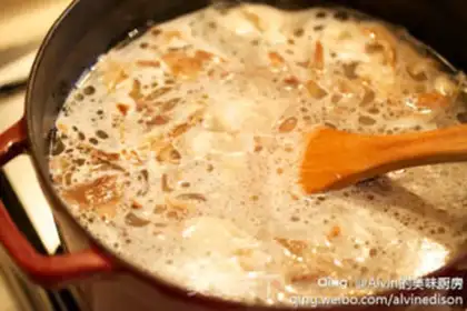 Make Pork porridge step 5