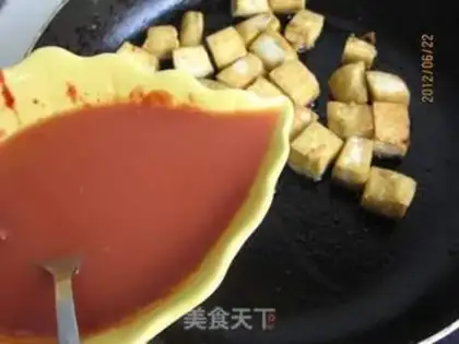 Make Red milk sauce tofu step 5
