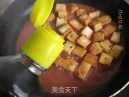 Make Red milk sauce tofu step 7