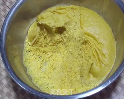 Make Pumpkin black and sesame buns step 3