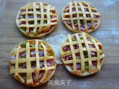 Make Mini bacon pizza step 16