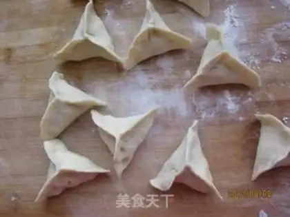 Make Potato mashed triangle step 11