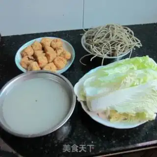 Make Cabbage fan pot step 0
