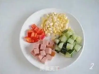 Make A toast salad step 1
