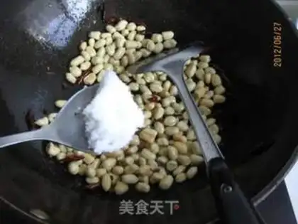 Make Spicy peanuts step 12