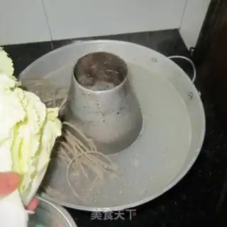 Make Cabbage fan pot step 4
