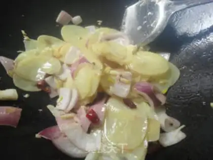 Make Onion chips step 8