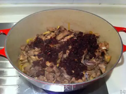 Make Spicy chicken step 13