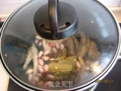 Make Peanut stew chicken claws step 11