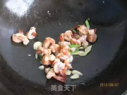 Make Shrimp balls with eggplant juice step 13
