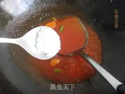 Make Shrimp balls with eggplant juice step 15