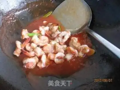 Make Shrimp balls with eggplant juice step 16