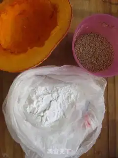 Make Pumpkin sesame pack step 0