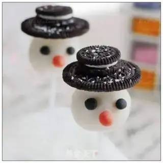 Make Snow lollipop step 12