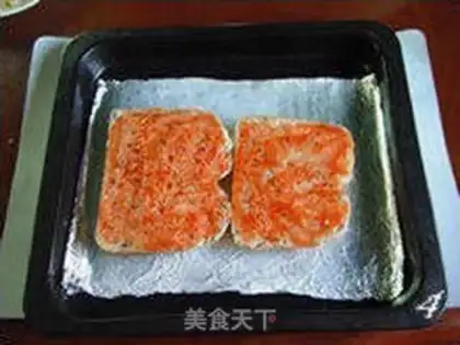 Make Little toast pizza step 3