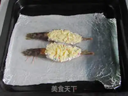 Make Garlic cheese shrimp step 6