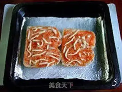 Make Little toast pizza step 4