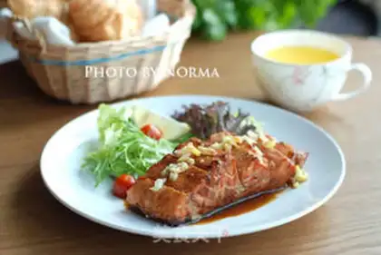 Make Fried salmon step 7