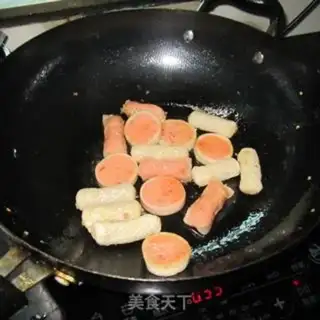Make Fish rolls step 1