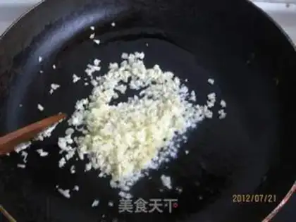 Make Garlic fan shrimp step 8