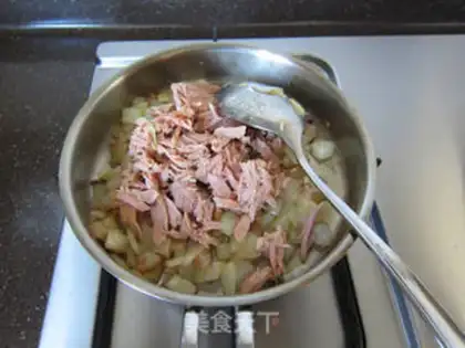 Make French wine tuna bread step 11