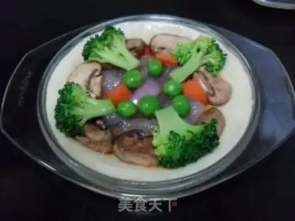 Make Single-person shrimp veggie pizza step 16