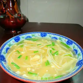 Make Golden mushroom soup step 5
