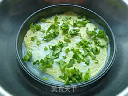 Make Egg intestines step 6