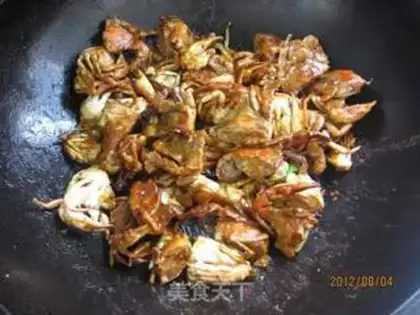 Make Crab with sauce step 8