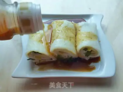 Make Egg intestines step 8
