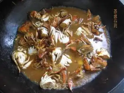 Make Crab with sauce step 9