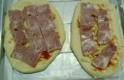 Make Bacon-peased mushroom pizza step 11