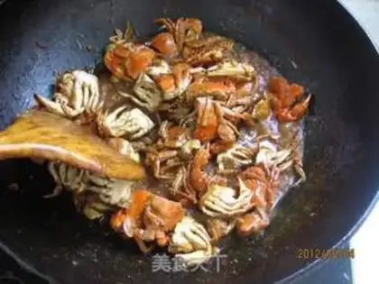 Make Crab with sauce step 11