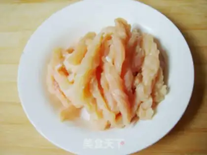Make Old Beijing chicken roll step 14