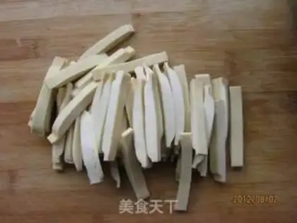 Make Soy mushroom-dry step 1