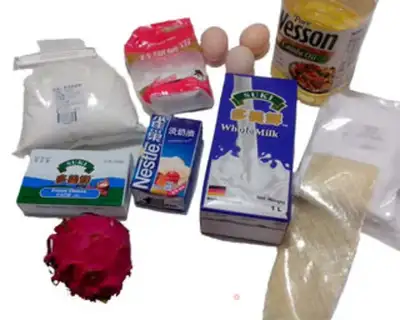 Make Flamingo cheesecake step 0