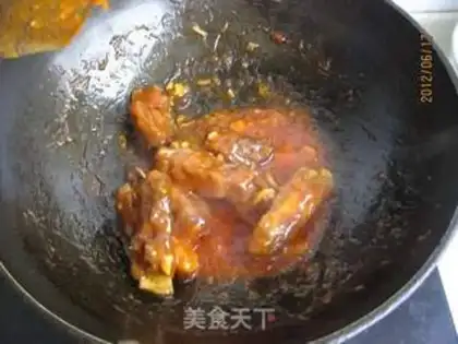 Make The eggplant juice sucks the ribs step 14