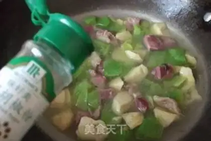 Make Salted meat burns step 9