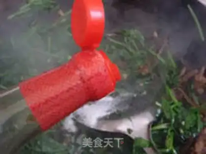 Make Tea mushroom spinach step 10