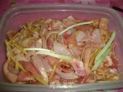 Make Iron pig belly step 2