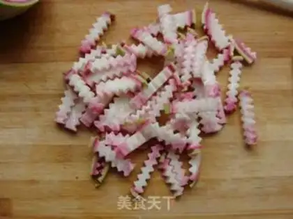 Make Sugar carrots step 1