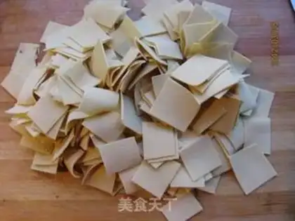 Make ♪ ♪ Zing bean skin ♪ step 1