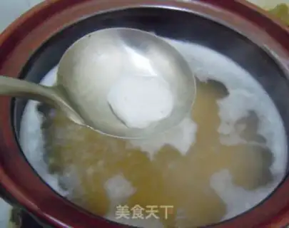 Make Milk and porridge step 3