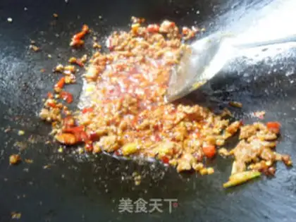 Make Spicy meat to cook fans step 7