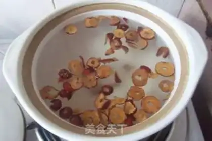 Make Red-tree porridge step 1