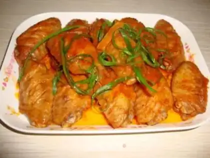 Make A groceries chicken wing step 3