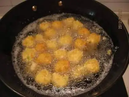 Make Gold chicken balls step 7