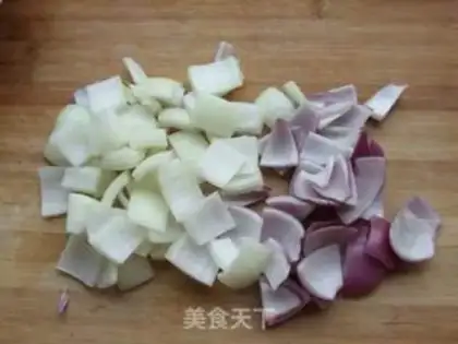 Make Onion fried tofu step 3