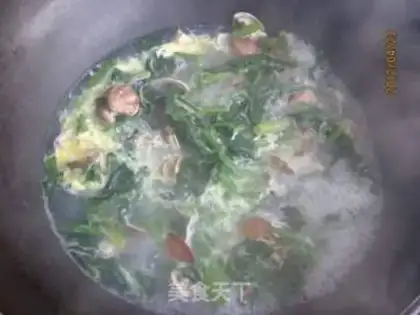 Make Spinach and fan soup step 5