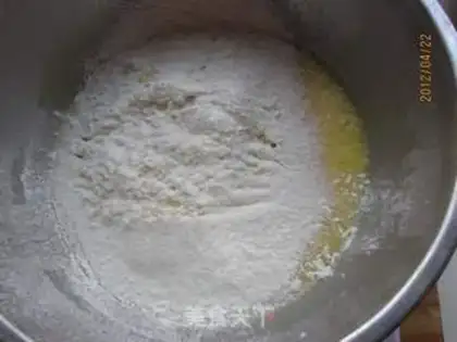 Make Pour some cocoa rolls step 2